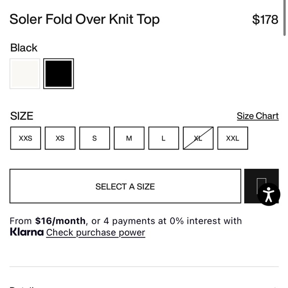 New Guizio- Soler Fold Over Knit Top - Picture 7 of 10